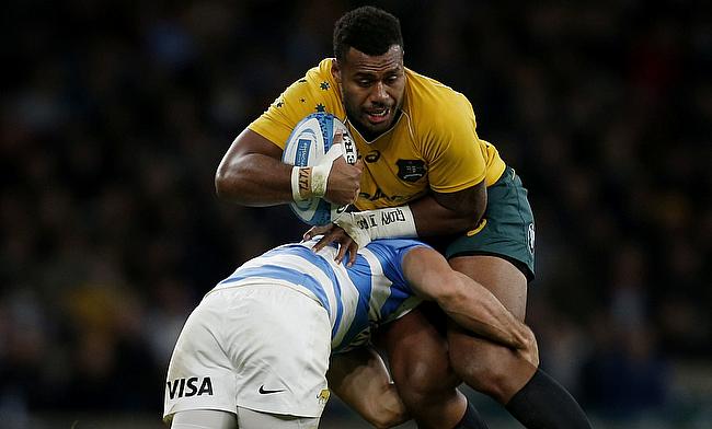 Samu Kerevi missed parts of Australia's training session on Tuesday
