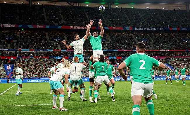 Ireland edged out South Africa 13-8 in their clash at Stade de France