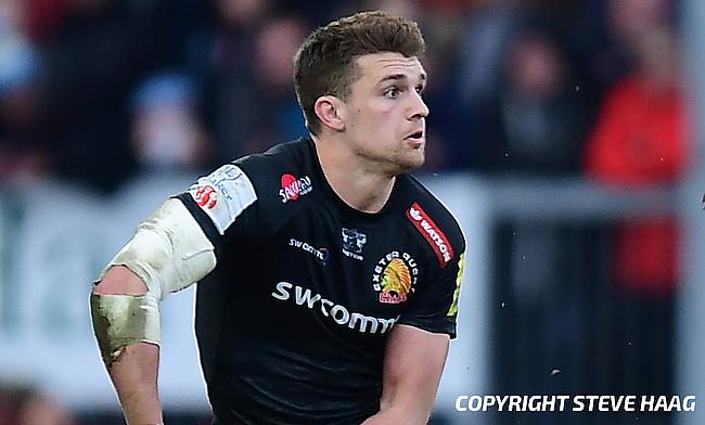 Henry Slade kicked three conversions and a penalty goal