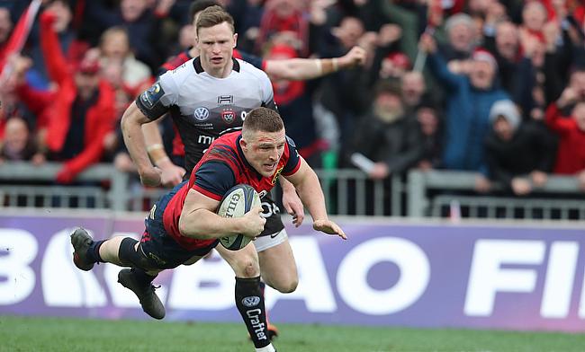 Andrew Conway has played 150 times for Munster scoring 50 tries