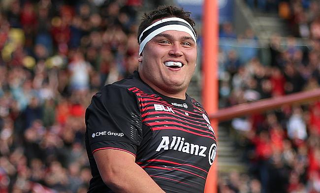 Jamie George scored Saracens' third try