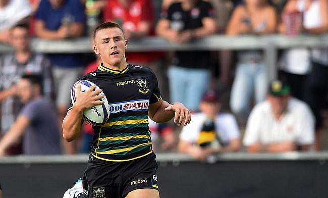 Ollie Sleightholme scored two tries for Northampton