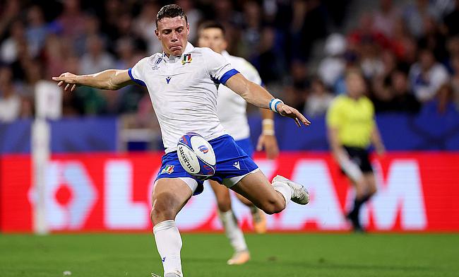 Paolo Garbisi missed a chance to steer Italy to a win against France