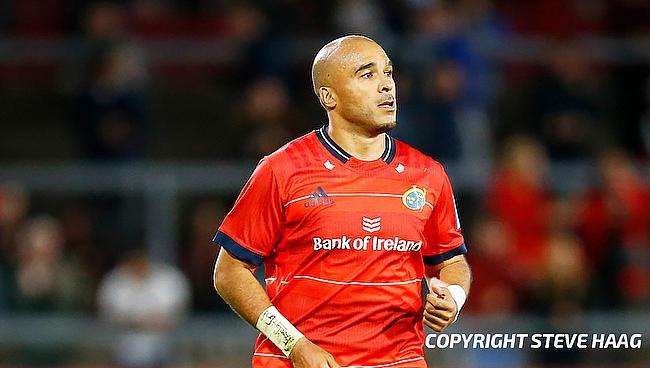 Simon Zebo scored the opening try for Munster