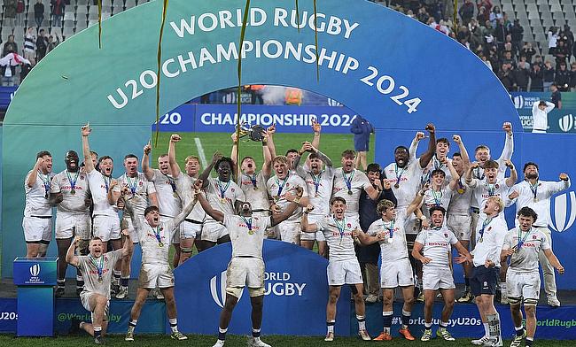 England celebrating the win of the Under 20 World Cup