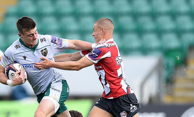 Tommy Freeman scored a try for Northampton