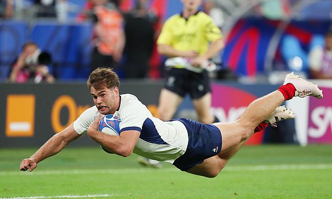 Damian Penaud was one of the try scorer for France