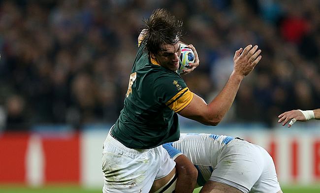 Eben Etzebeth scored the opening try for South Africa