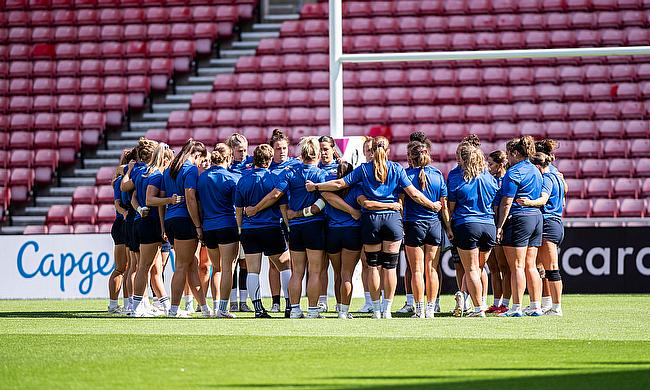 Stadium Run for USA before the opening game of WRWC