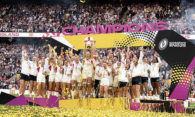 England are crowned Women's Rugby World Cup Champions