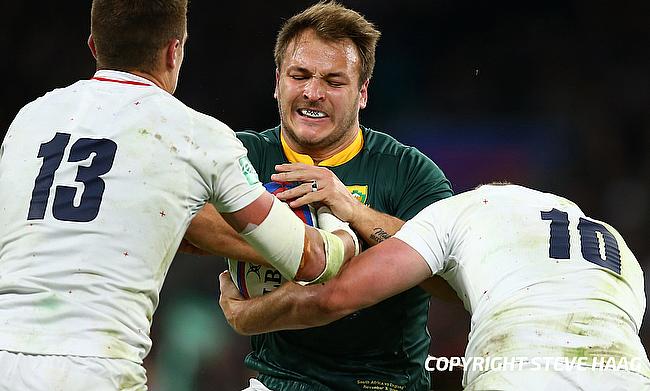 Andre Esterhuizen scored the opening try for South Africa