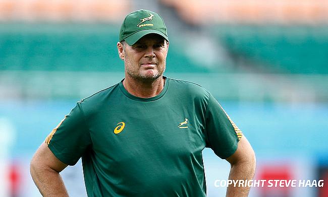 Rassie Erasmus says Eben Etzebeth’s red card was fair as Boks beat Wales 73-0.