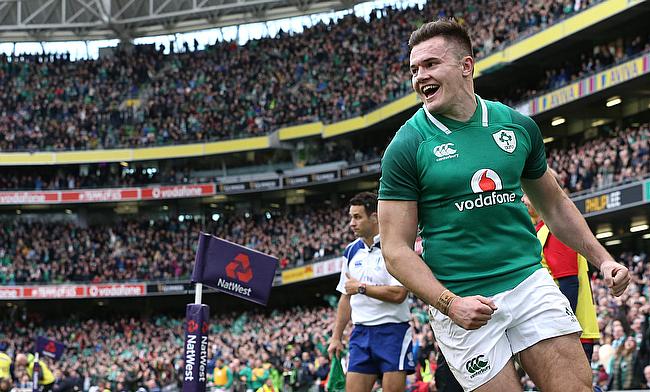 Jacob Stockdale scored the opening try for Ireland