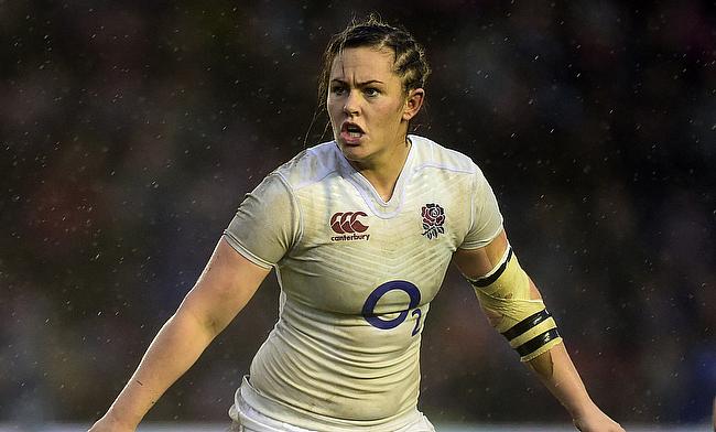 Marlie Packer is part of the back row of England