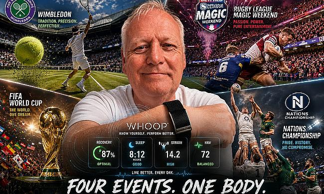 Me, My WHOOP and a Weekend of Test Rugby
