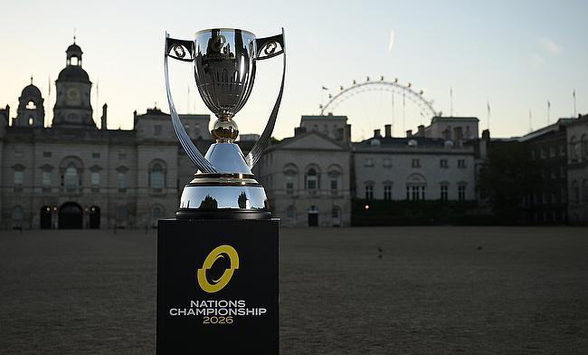 Nations Championship trophy at Horse Guards Parade
