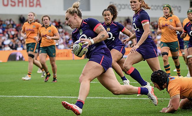 Meg Jones was one of the try scorers for England